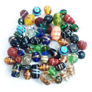 eshoppee 200 gm Multicolor Color Glass Fancy Mix Beads for Jewellery Making kit Art and Crafts Materials for Necklace Bracelet Earring Making Materials DIY kit